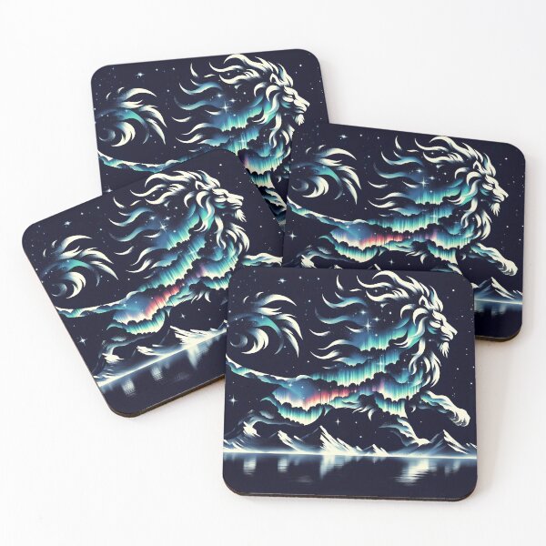 Item preview, Northern Lights Lion, Ai Generated Art   designed and sold by ACC .