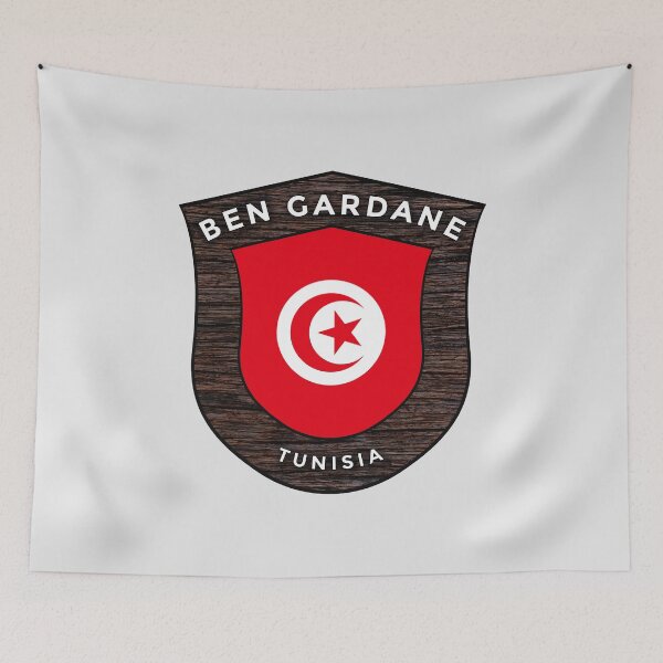 Item preview, Ben Gardane Tunisia | Flag Shield Travel Emblem designed and sold by World Designs.