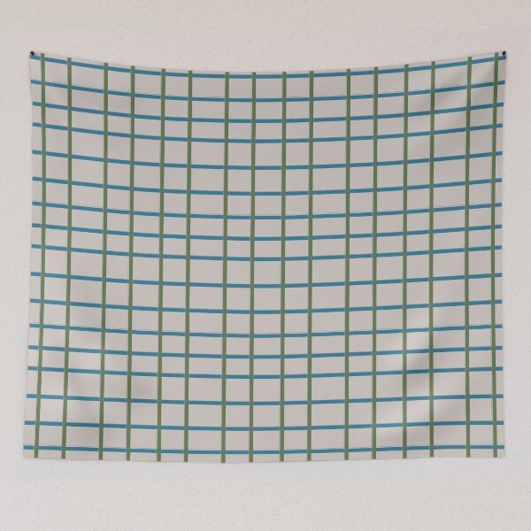 Item preview, Simple Blue and Green Grid designed and sold by JaygiesDesign.