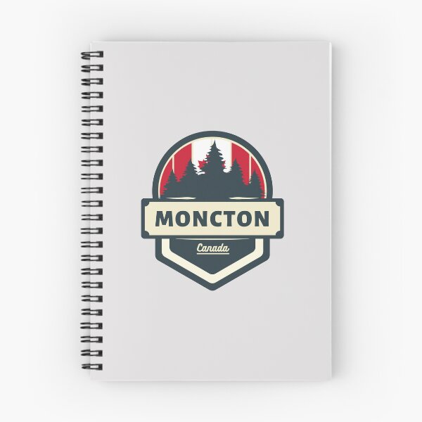 Item preview, Moncton Canada | Retro Vintage Travel Badge designed and sold by World Designs.