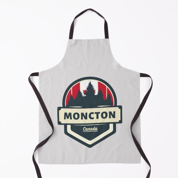 Item preview, Moncton Canada | Retro Vintage Travel Badge designed and sold by World Designs.
