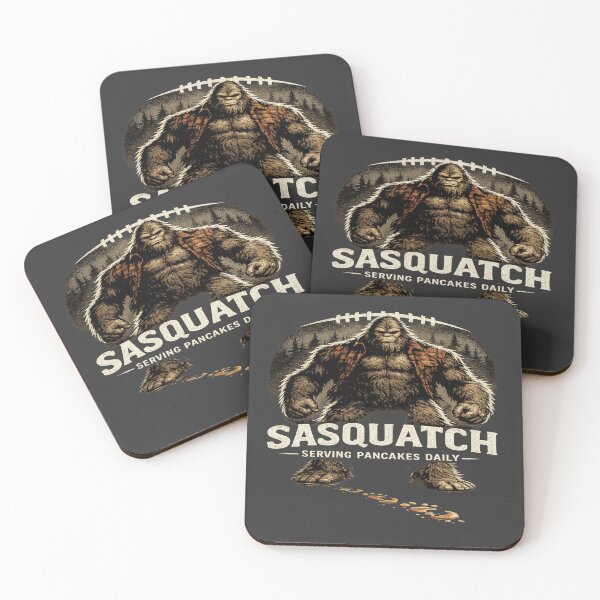 Item preview, Sasquatch Short-Stack Enforcer Bigfoot Diner Design designed and sold by POD DYNASTY.