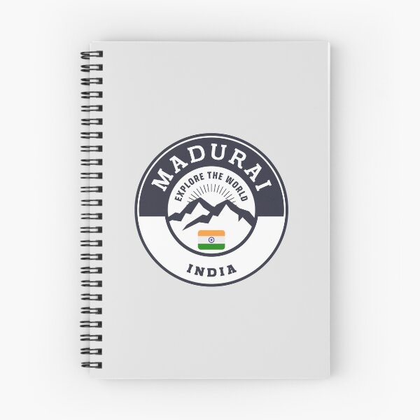 Item preview, Madurai India | Black and White Travel Crest designed and sold by World Designs.