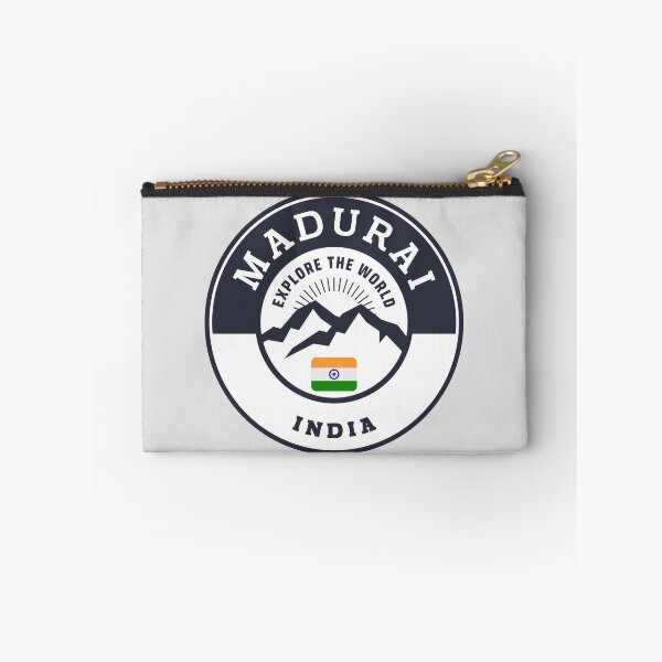 Item preview, Madurai India | Black and White Travel Crest designed and sold by World Designs.