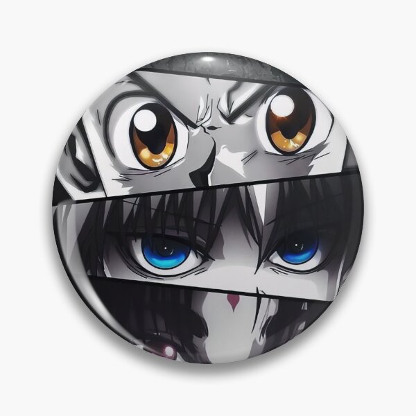 Item preview, Intense Eyes Montage – Dark Anime Panel Artwork designed and sold by PosterFuel.