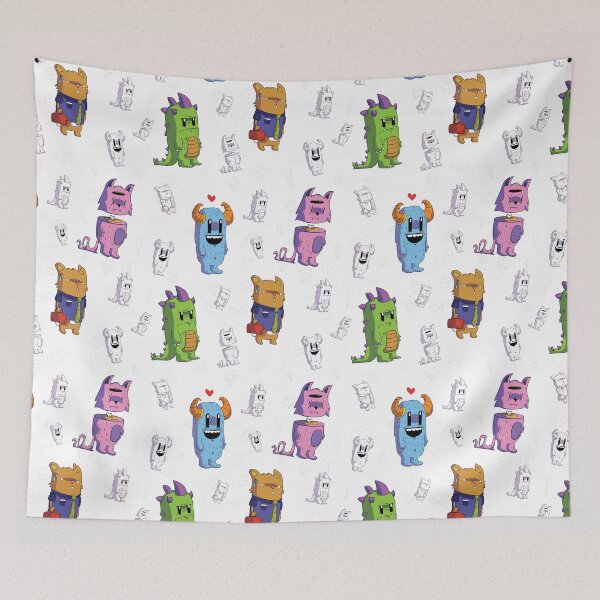 Item preview, Expressive Animals Seamless Pattern designed and sold by Groslat Art Experiments.