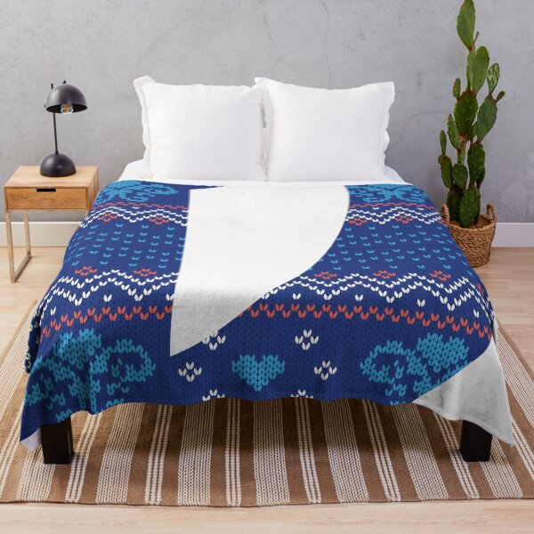 Item preview, Yarn pattern letters in upper “D” of English alphabet on white background designed and sold by WP-7824.