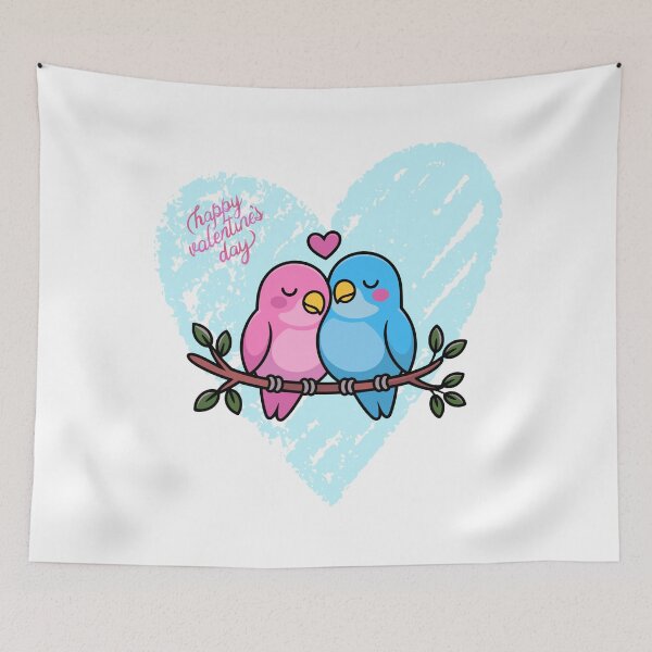 Item preview, Happy Valentine’s Day And Birds in Love.  designed and sold by Dinasshop.