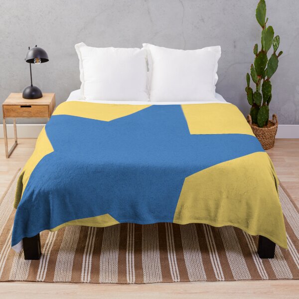 Item preview, Estrella azul sobre amarillo: forma retro audaz designed and sold by zamzan.