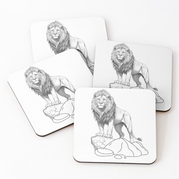 Item preview, Lion designed and sold by LevelUpYourMotivation.