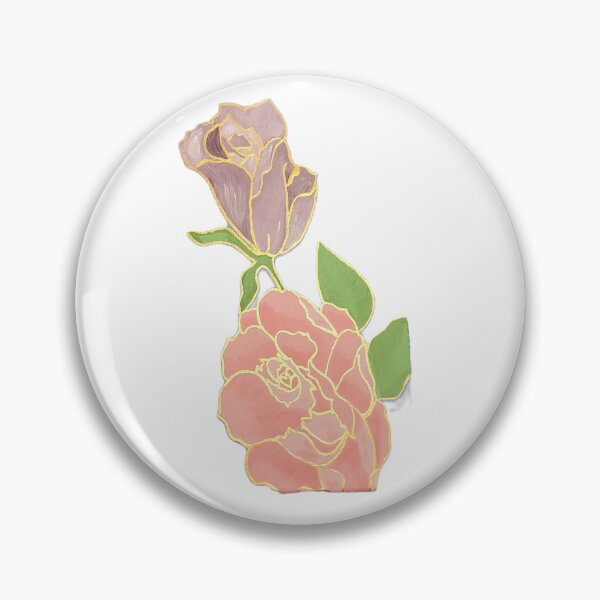 Item preview, Roses with gold trim designed and sold by Steffie Wurzelgnom .