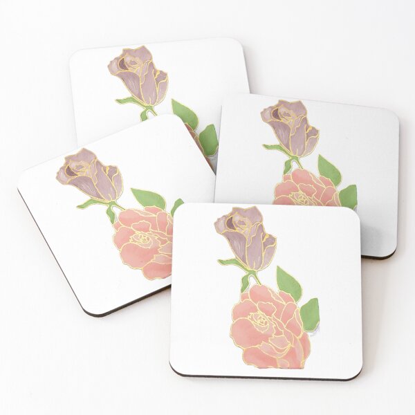 Item preview, Roses with gold trim designed and sold by Steffie Wurzelgnom .