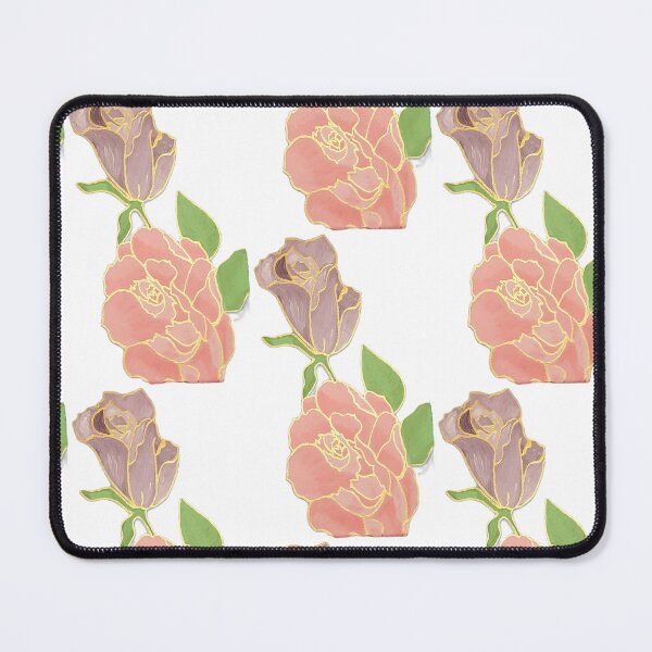 Item preview, Roses with gold trim designed and sold by Steffie Wurzelgnom .