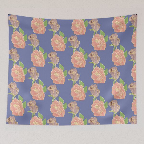 Item preview, Roses with gold trim designed and sold by Steffie Wurzelgnom .