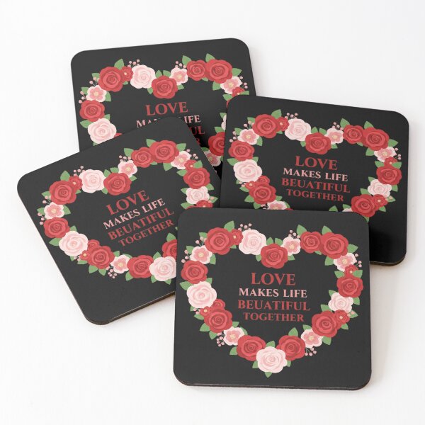 Item preview,  Love Makes Life Beautiful Together designed and sold by MofazStyle.