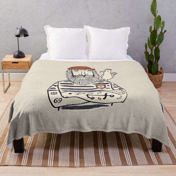 Item preview, Vintage Sailor with Seagull designed and sold by DesignShopAD.