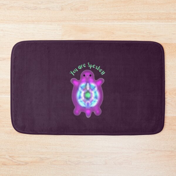 Item preview, You Are Speshell: Luminous Radiant Neon Sea Turtle Pun Art designed and sold by HopeAndHustle.