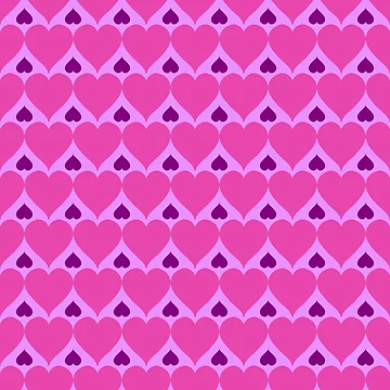 Artwork thumbnail, Heart repeat pattern by Feabs-Inks