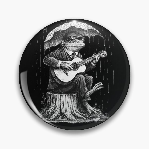 Item preview, Frog Playing Guitar | Monsoon Time  designed and sold by District Threads.