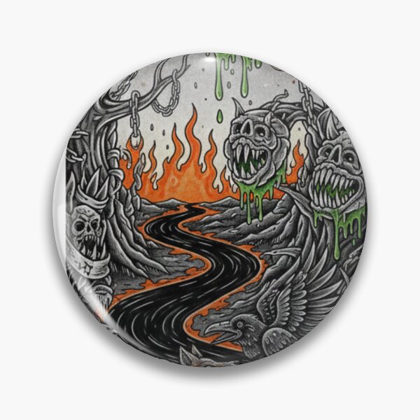 Item preview, Infernal River Crossing – Dark Surrealism Crow & Demon Skull Art designed and sold by MiracleDroplet.