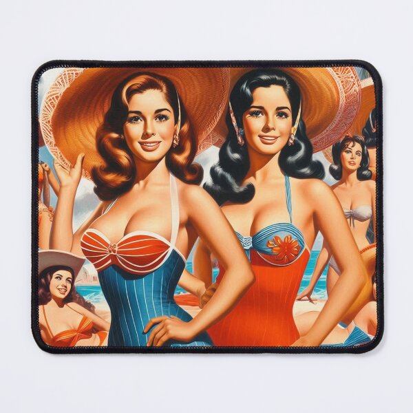 Item preview, Retro Summer Girls designed and sold by PulpVintage.