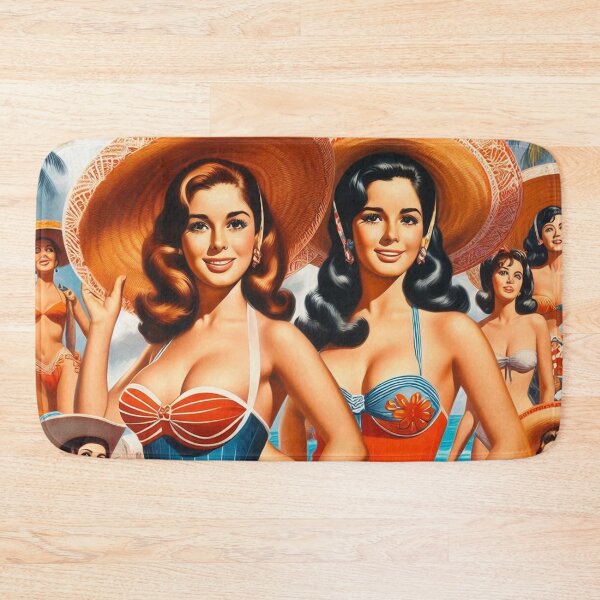 Item preview, Retro Summer Girls designed and sold by PulpVintage.