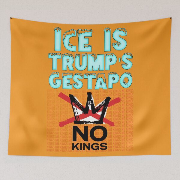 Item preview, Ice Is Trump's Gestapo - No Kings designed and sold by Rgator.