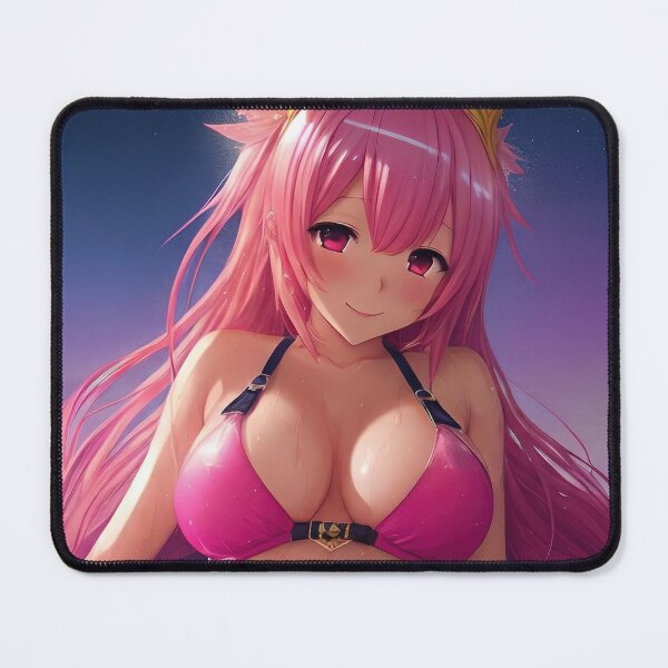 Item preview, daring anime pink bikini girl designed and sold by stereonut.