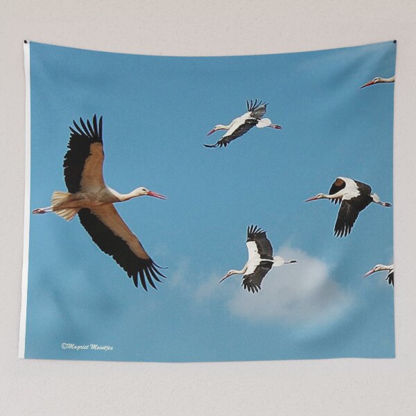 Item preview, AND THEY WHERE THERE, A BLUE SKY FILLED WITH STORKS! designed and sold by Magriet Meintjes.