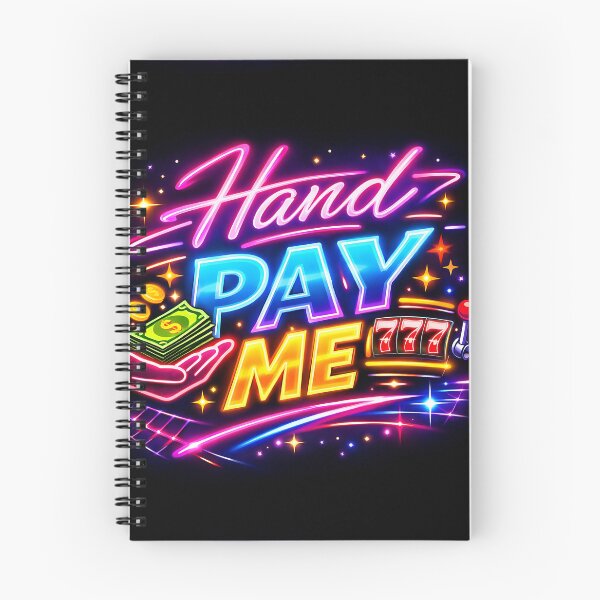 Item preview, Hand Pay Me Neon Sign – Las Vegas Casino 90s Retro Style designed and sold by GlobalBoom.