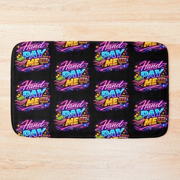 Item preview, Hand Pay Me Neon Sign – Las Vegas Casino 90s Retro Style designed and sold by GlobalBoom.