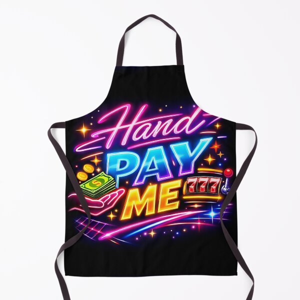 Item preview, Hand Pay Me Neon Sign – Las Vegas Casino 90s Retro Style designed and sold by GlobalBoom.
