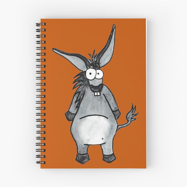 Item preview, The Scriptorium Donkey: Quirky Hand-Drawn Mule Watercolour Portrait designed and sold by Englandbear.