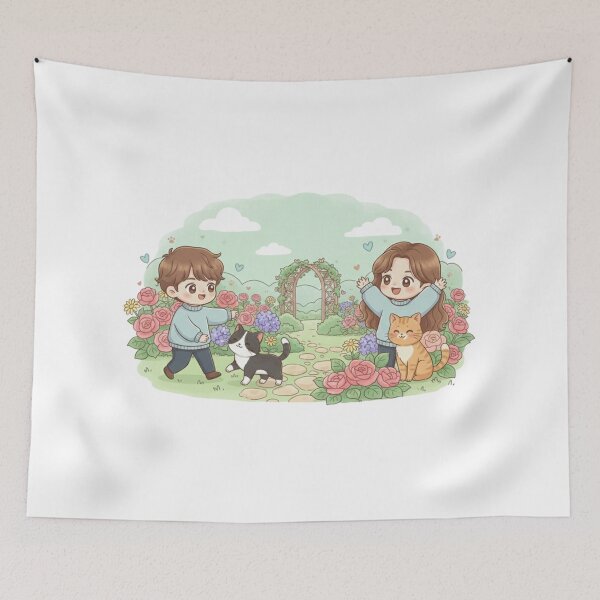 Item preview, Meeting in the Flower Garden designed and sold by Sweet Moments.