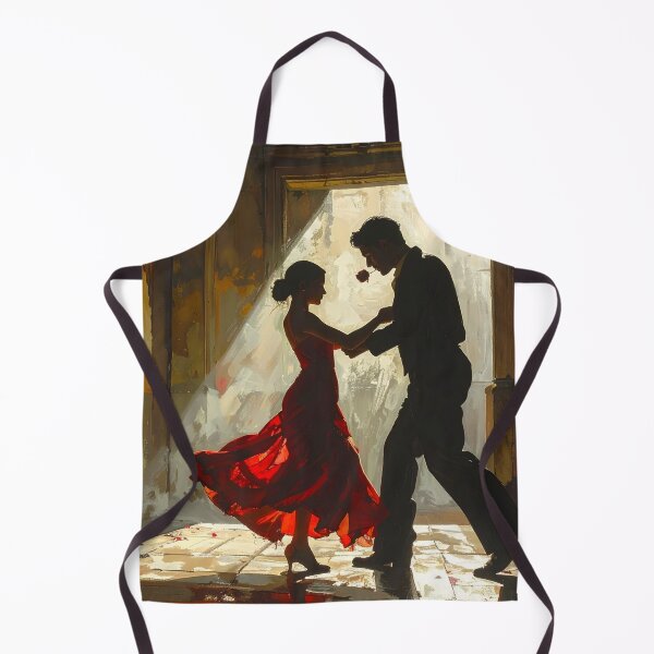 Item preview, Passionate Argentine Tango – Romantic illustration of dance and love designed and sold by Schoenenwald - Illustrations Uniques et Originales.