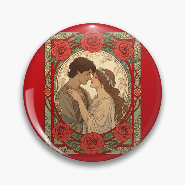 Item preview, Close Enough To Feel Forever Art Nouveau Illustration designed and sold by taiche.