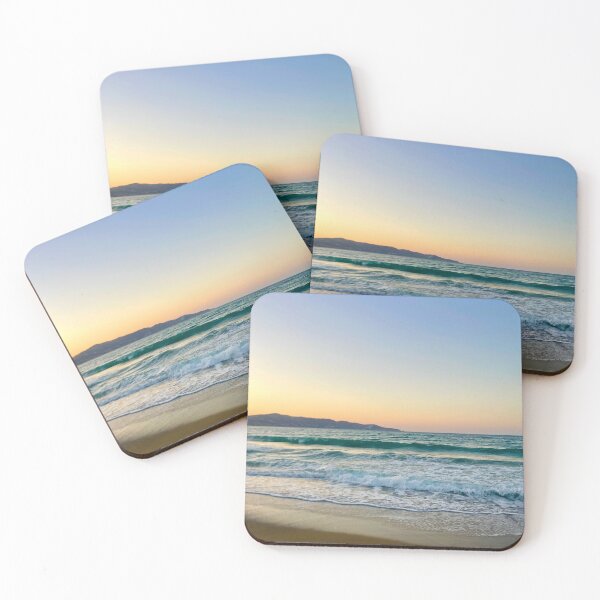 Item preview, Pastel Beach Sunset with Gentle Waves designed and sold by MatthewHeights.