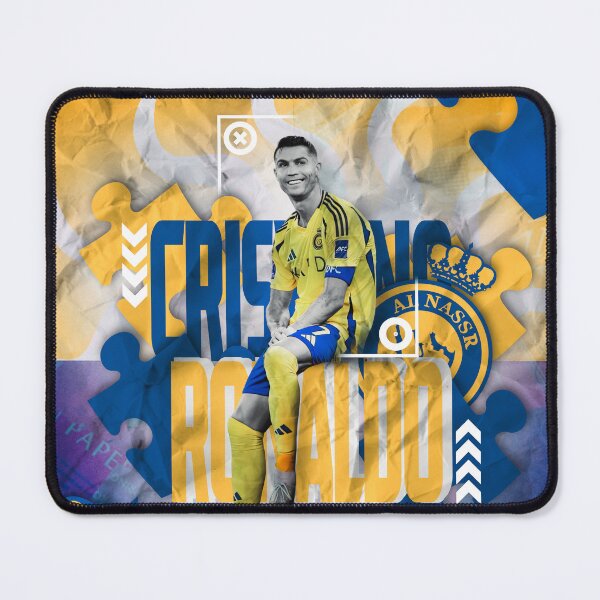 Item preview, Cristiano Ronaldo CR7 Al-Nassr - "The King" Jigsaw Collage designed and sold by Shopunte.