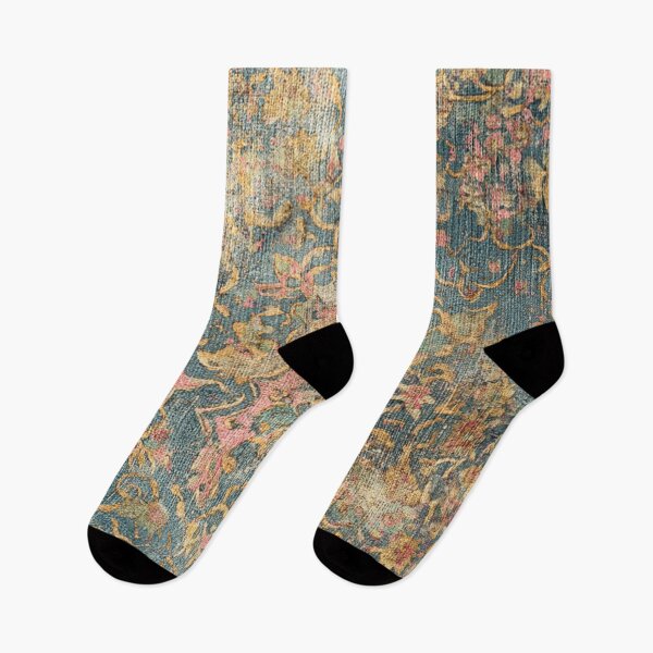 Item preview, Silk Chinese Carpet Old World Charm Shabby Pattern designed and sold by GrinGalore.