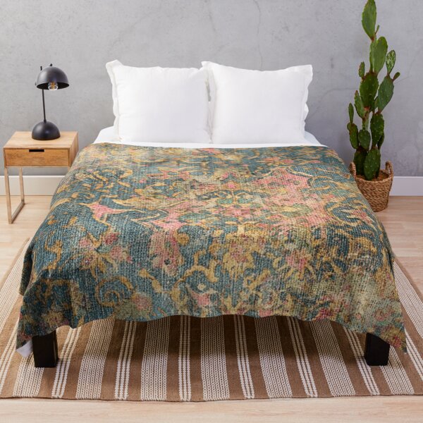 Item preview, Silk Chinese Carpet Old World Charm Shabby Pattern designed and sold by GrinGalore.