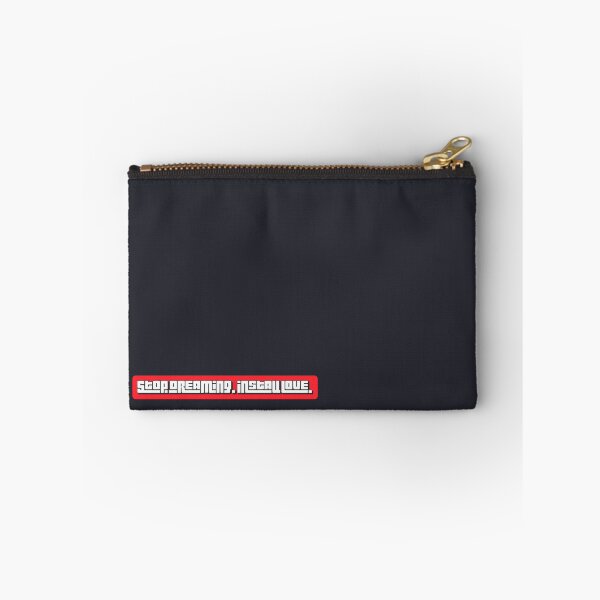 Item preview, Stop Dreaming. Install Love. | tech‑Valentine, minimalist quote, Valentines. designed and sold by MeanType.