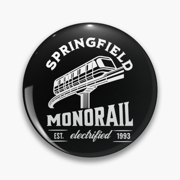 Artikelvorschau, Springfield Monorail – geschätzt. 1993 entworfen und verkauft von Dope-shirts11.