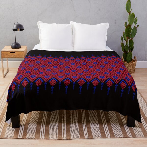 Item preview, A traditional pattern - floral- red and blue designed and sold by Sukjai@Design.
