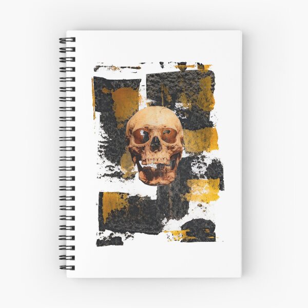 Item preview, Gold and Skull Acrylic Collage Skull designed and sold by Desolat23.