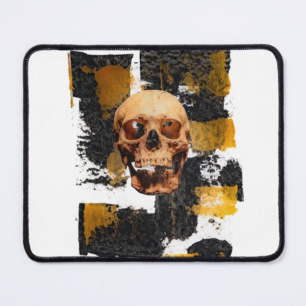Item preview, Gold and Skull Acrylic Collage Skull designed and sold by Desolat23.