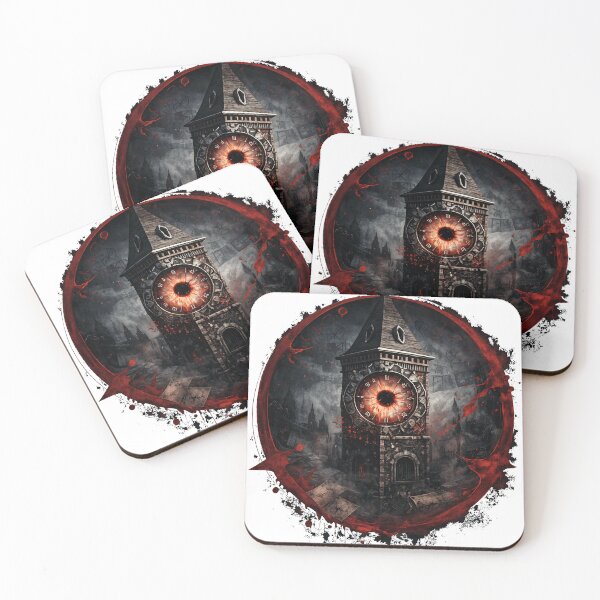 Item preview, A Blood splattered clocktower designed and sold by creative-cub.