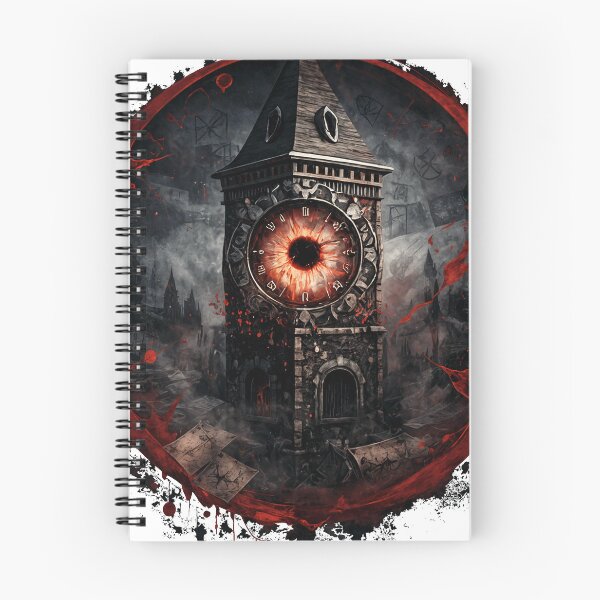 Item preview, A Blood splattered clocktower designed and sold by creative-cub.