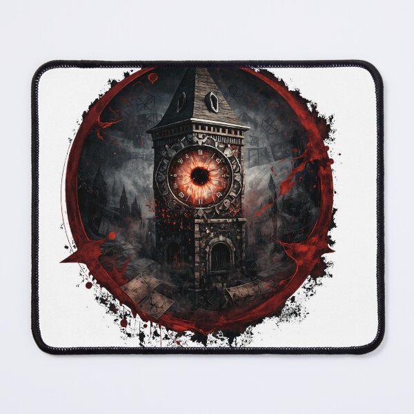 Item preview, A Blood splattered clocktower designed and sold by creative-cub.