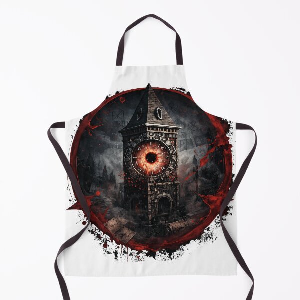 Item preview, A Blood splattered clocktower designed and sold by creative-cub.