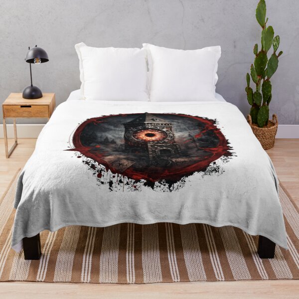 Item preview, A Blood splattered clocktower designed and sold by creative-cub.